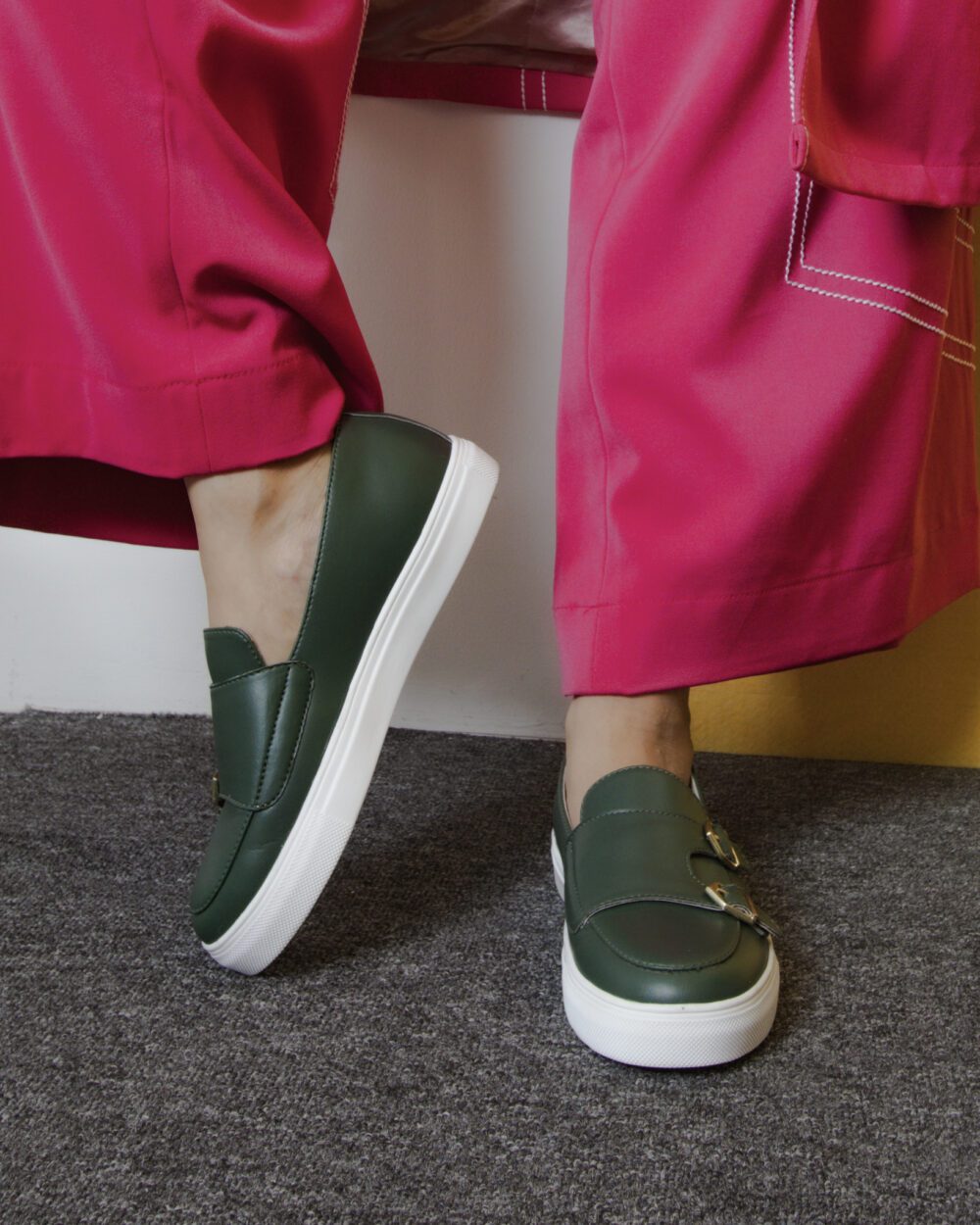 MADISON Sneakers – Green Vegan Leather | Alchemy footwear