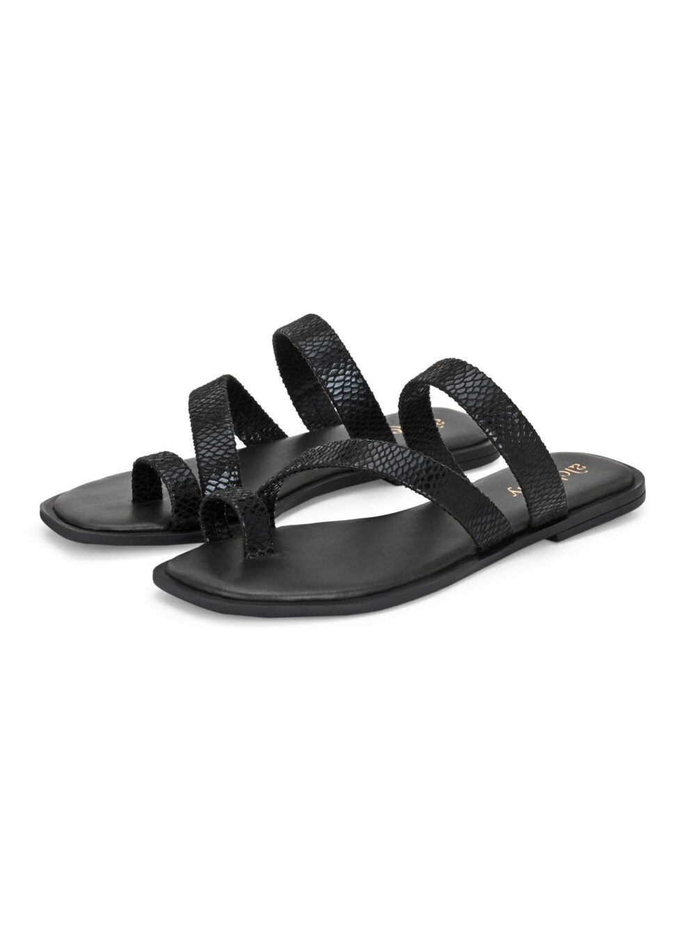 BRIGGS – Black Vegan Leather Flats for Women | Alchemy footwear