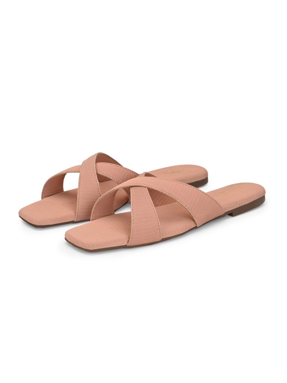 ELLA Flats – Peach Pink Vegan Leather | Alchemy footwear