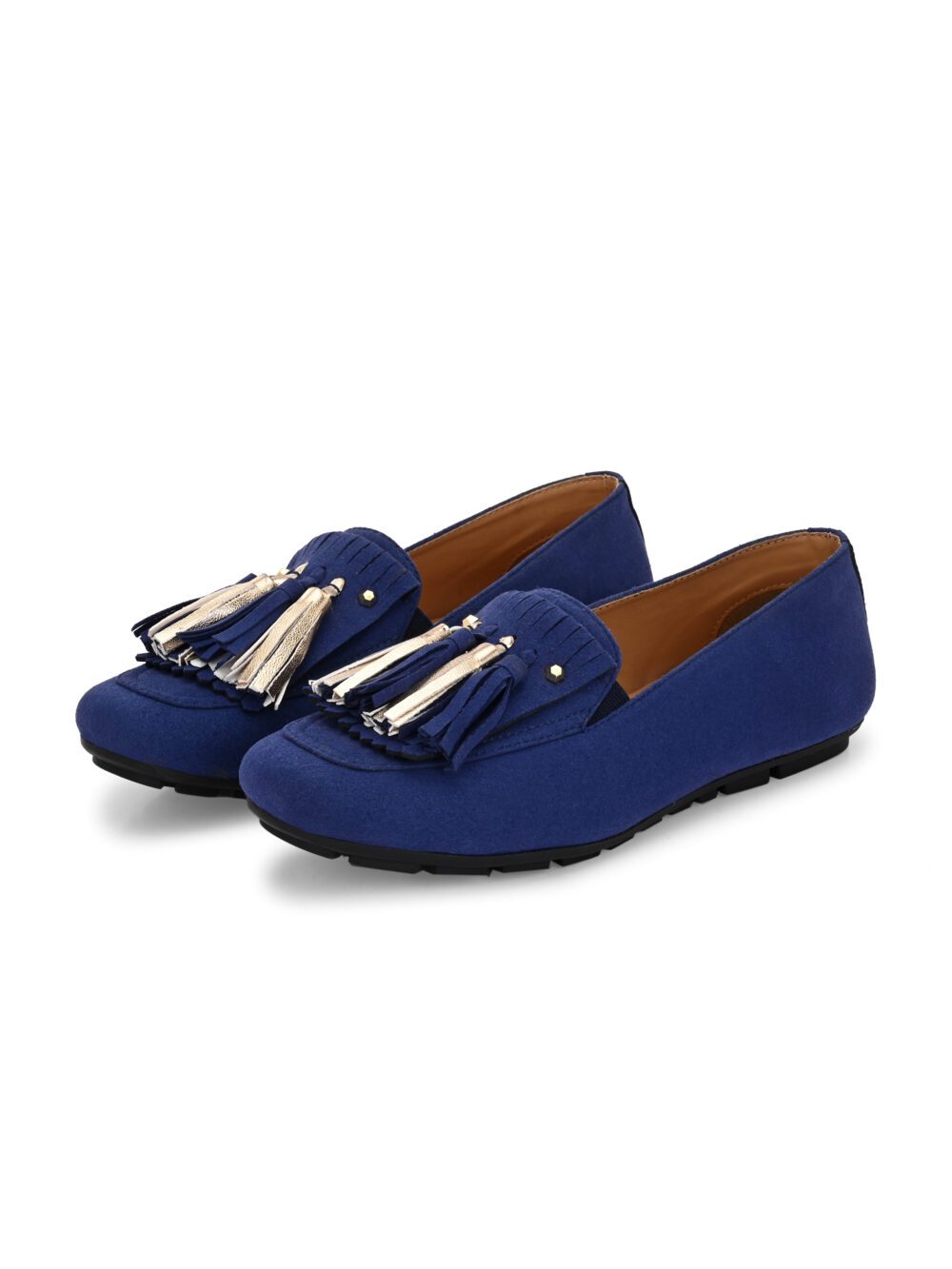 LIAM Women’s Mocassins – Blue Vegan Leather | Alchemy footwear