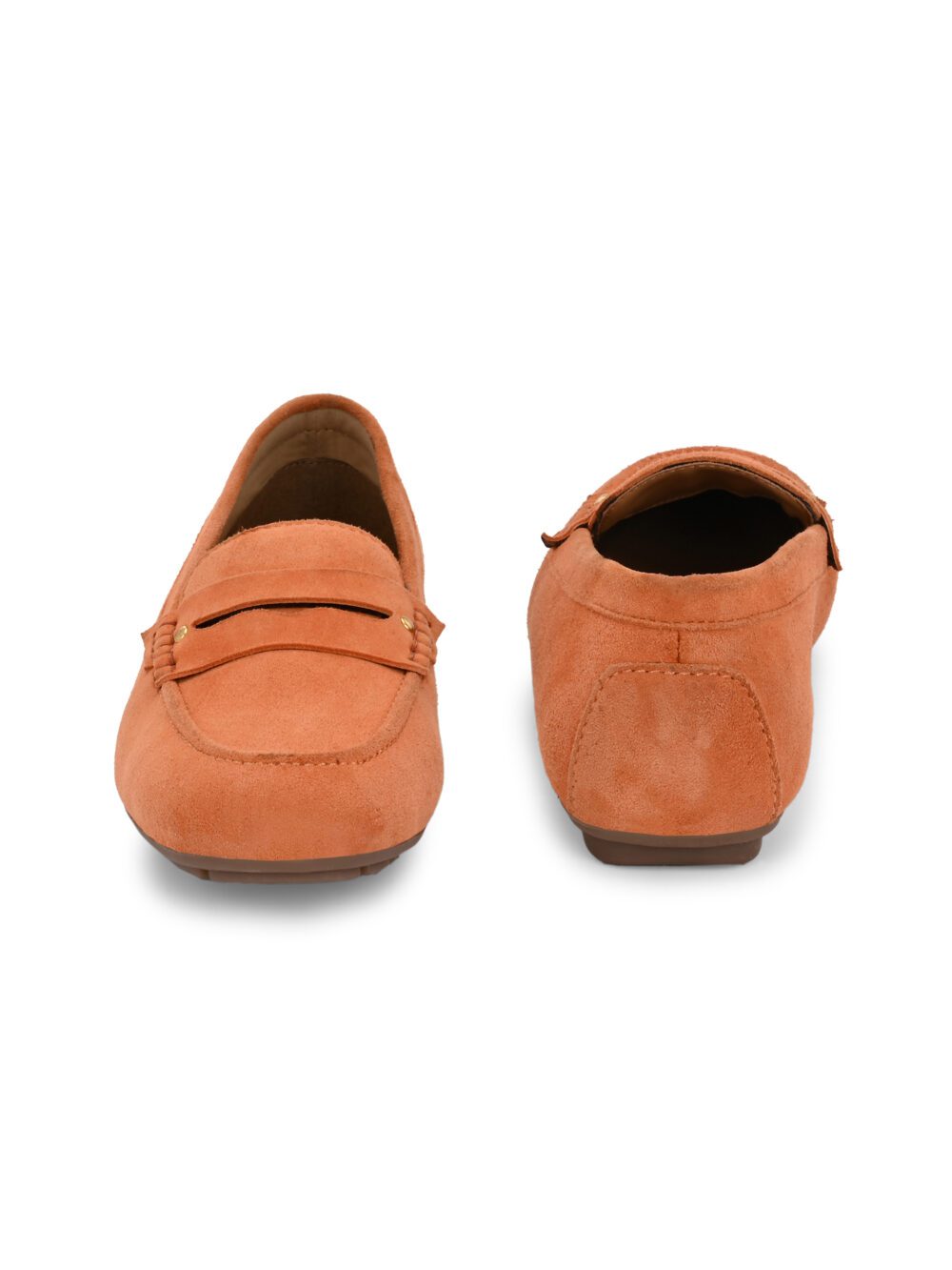 EMRYN Mocassins – Orange Genuine Leather | Alchemy footwear