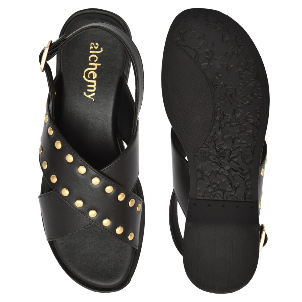 IRIS Flats – Black Vegan Leather | Alchemy footwear