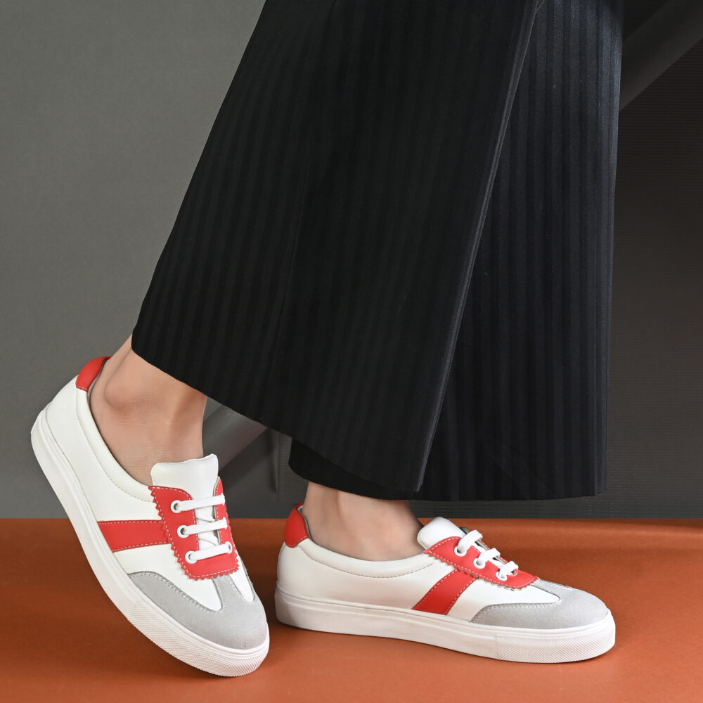 Noris Red Sneakers for Men | Vegan Leather | Alchemy Footwear