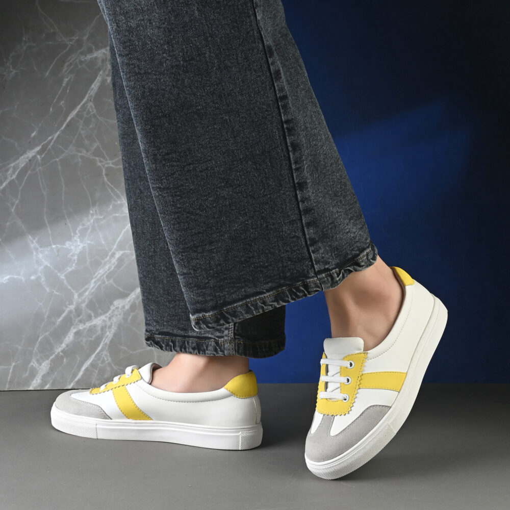Noris Yellow Sneakers for Men | Vegan Leather | Alchemy Footwear